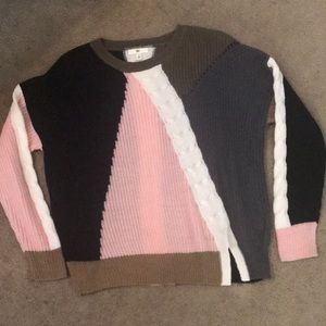 BR woman’s sweater multicolored sweater.